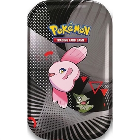Black Bolt & White Flare - Mini Tin - Alomomola & Axew - Pokemon kort